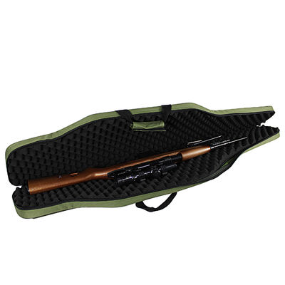 Custom Polyester Hunting Gun Bag 50 Inch Long Gun Case With Backpack Strap For Outdoor Hunting