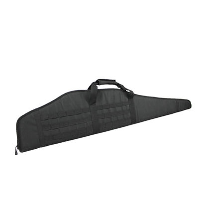 Custom Black Shooting Gun Bag 48 Inch Long With Molle Webbing For Hunting Shooting