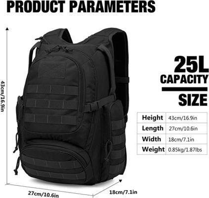 35L Military Tactical Backpack Molle Day Backpack Hiking For Camping Hiking