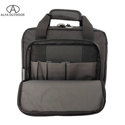 Alfa Tactical Gun Range Bag Soft Pistol Case For Handguns With 5x Magazine Slot