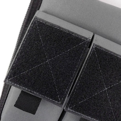 12 Inch Nylon Pistol Rug With Mag Pocket - Grey